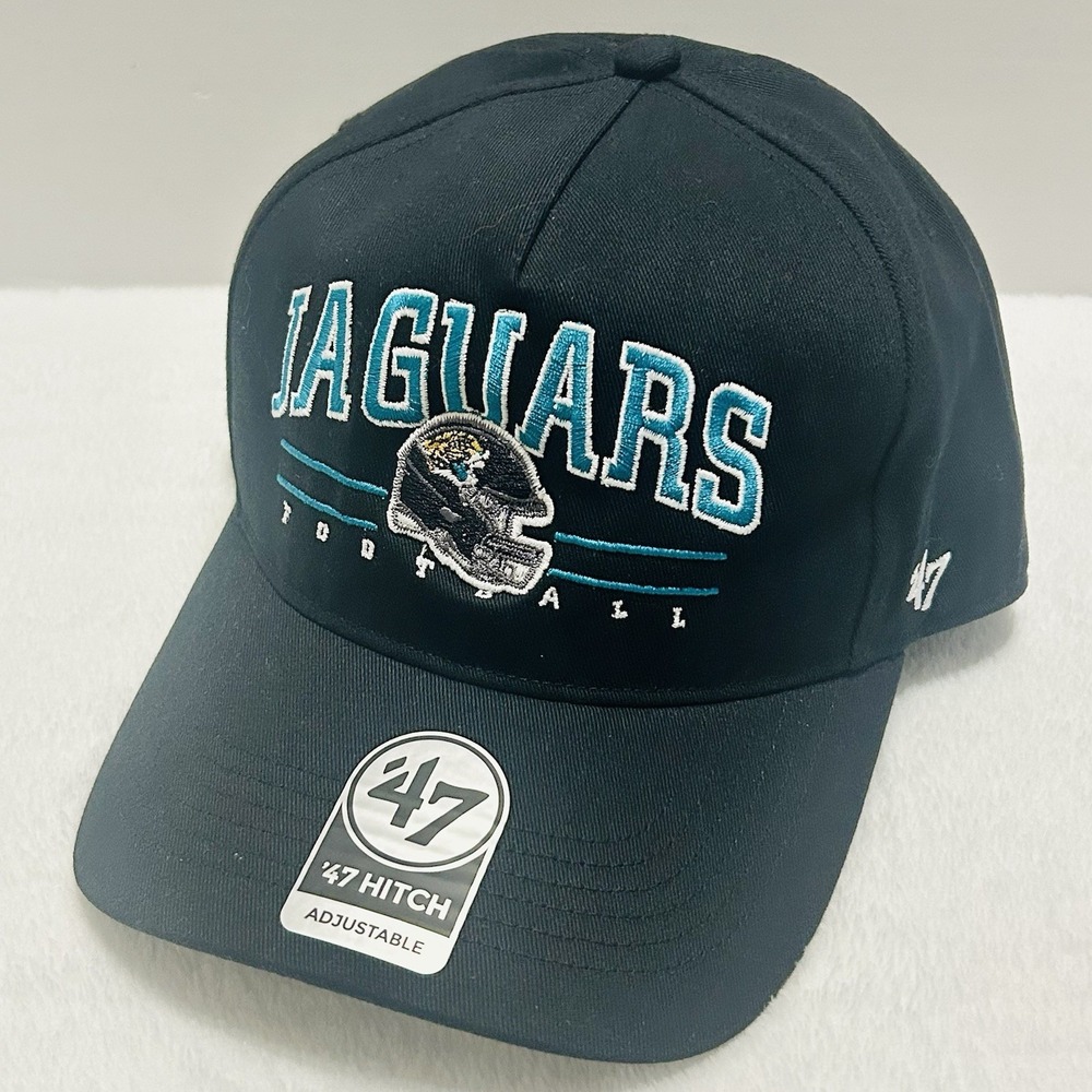 '47‎ Brand Jacksonville Jaguars Roscoe Hitch A-Frame Hat Adjustable Snap Black